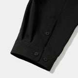 Breathable Linen Luggage L/S SH(Off Black)/MW-SH26102