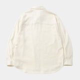Imperial Poplin Side Slit L/S SH(NATURAL STRIPE)/MW-SH26202