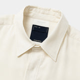 Imperial Poplin Side Slit L/S SH(NATURAL STRIPE)/MW-SH26202