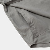 Cotton Wool Side Slit L/S SH(GREY)/MW-SH26206