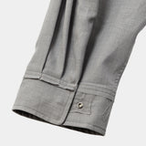 Cotton Wool Side Slit L/S SH(GREY)/MW-SH26206