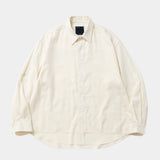 Imperial Poplin Side Slit L/S SH(NATURAL STRIPE)/MW-SH26202