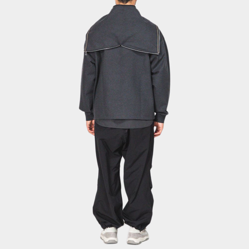 Comfort Dress Zip Hoodie (Charcoal) / MW-CT23213