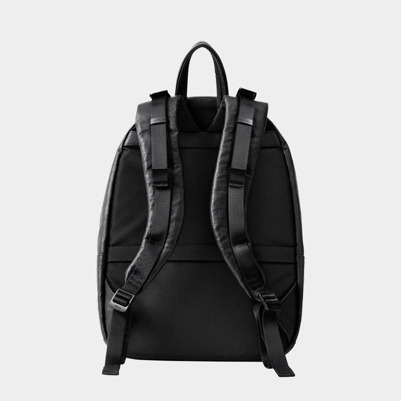 meanswhile × objcts.io Dyneema® Leather Daypack "Common"(BLACK)/MW-AC26101