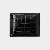 Crocodile leather Money Clip(OFF BLACK)/MW-AC25233