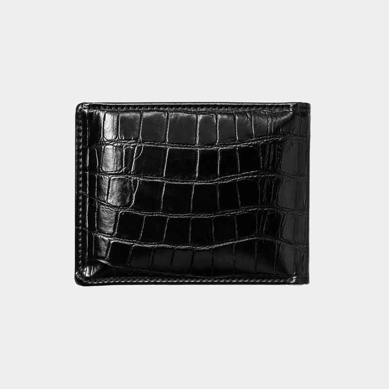 Crocodile leather Money Clip(OFF BLACK)/MW-AC25233 – meanswhile