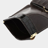 Crocodile leather Money Clip(OFF BLACK)/MW-AC25233