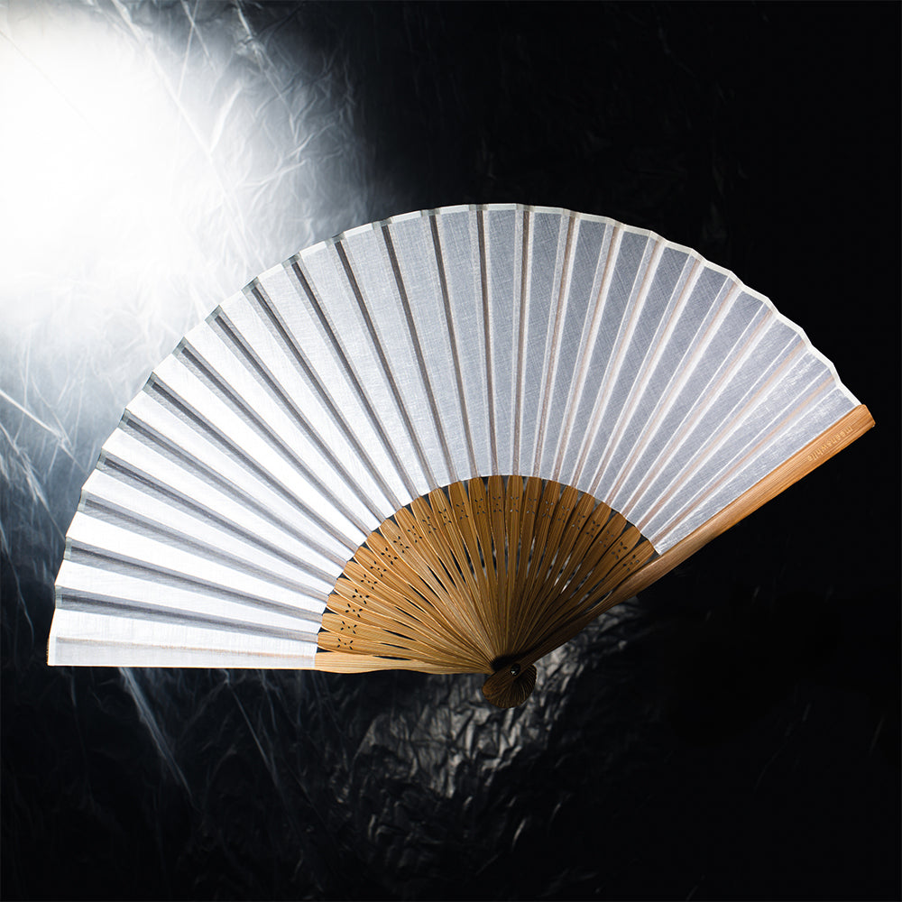 LIMITED] Folding Fan “sense” with Dyneema® (STEEL GREY) / MW