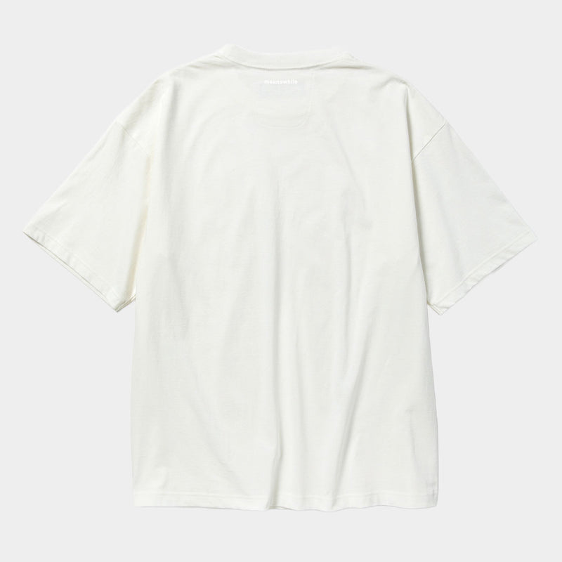 【Limited】Abstract Photograph Tee “meanwhile”(OFF WHITE)/MW-CT25211