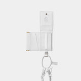 objcts.io × meanswhile Dyneema® Leather iPhone accessory Sholder Wallet(WHITE)/MW-AC26102