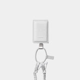 objcts.io × meanswhile Dyneema® Leather iPhone accessory Sholder Wallet(WHITE)/MW-AC26102