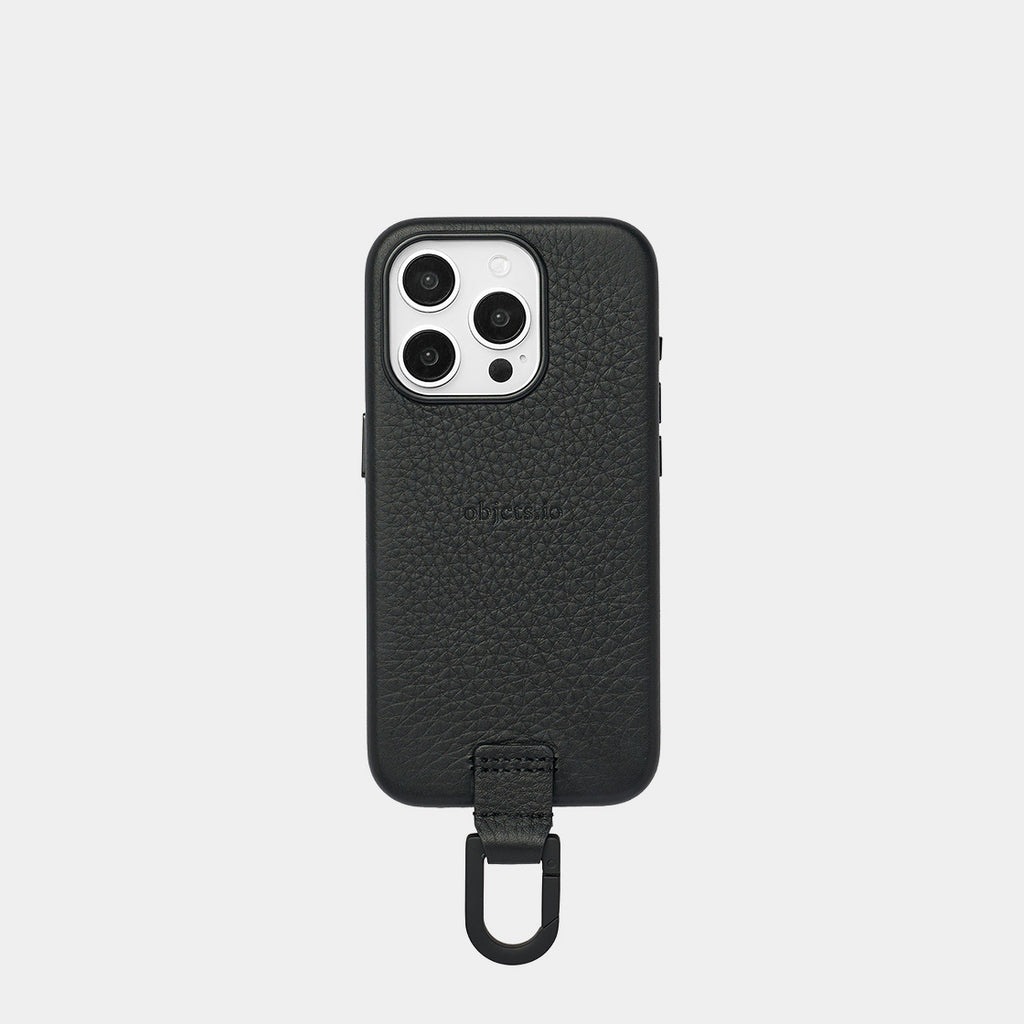 objcts.io カラビナ付iPhoneケース(BLACK)/MW-AC26103 – meanswhile