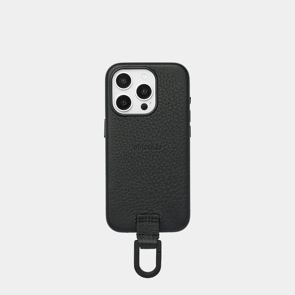 objcts.io カラビナ付iPhoneケース(BLACK)/MW-AC26103 – meanswhile
