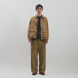 Dress Chino High-waist Slacks (Off Black)/MW-PT25202