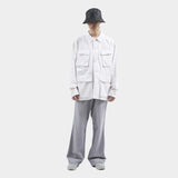 Trinity Chambray Fatigue Blouson(RGB WHITE) /MW-SH25101