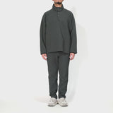 Uneven Fabric Slim Slacks(Grey)/MW-PT23205