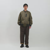 나일론 X 비버 가역성 MA1 (Off Black)/MW-JKT25213