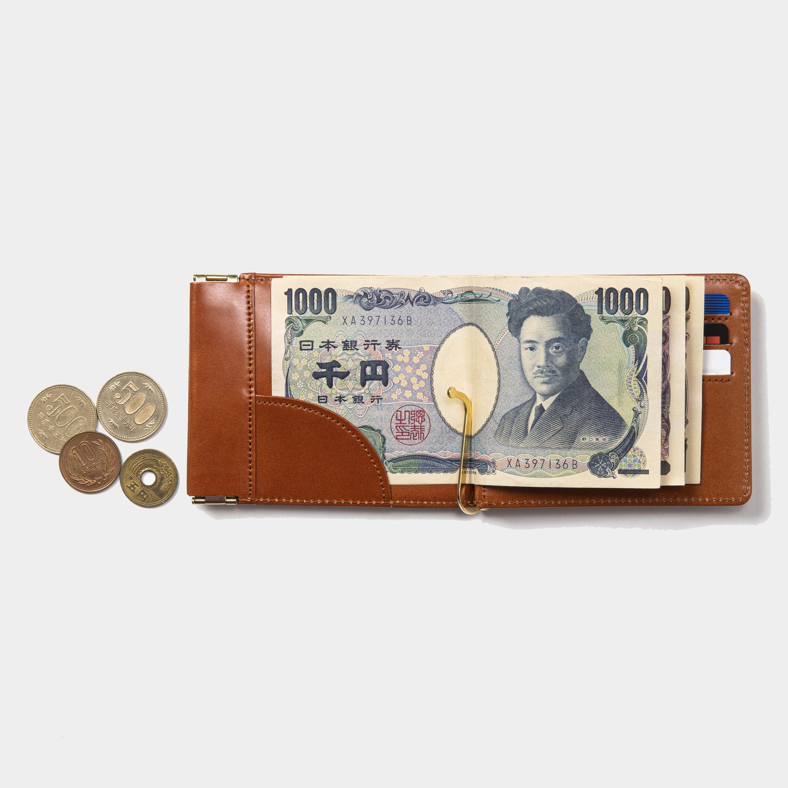 Cordovan Money Clip(CAMEL)/MW-AC23301 – meanswhile 公式オンライン