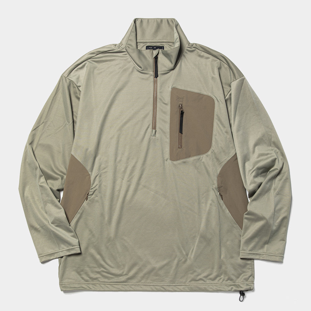 Ice Touch Half Zip SH(Coyote)/MW-CT23107