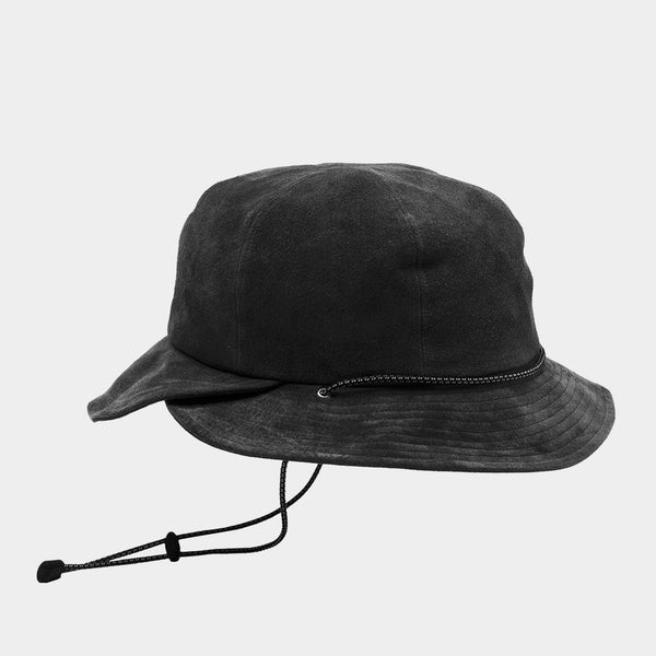 【Limited】Suede Split Hat (Black) / MW-HT21204