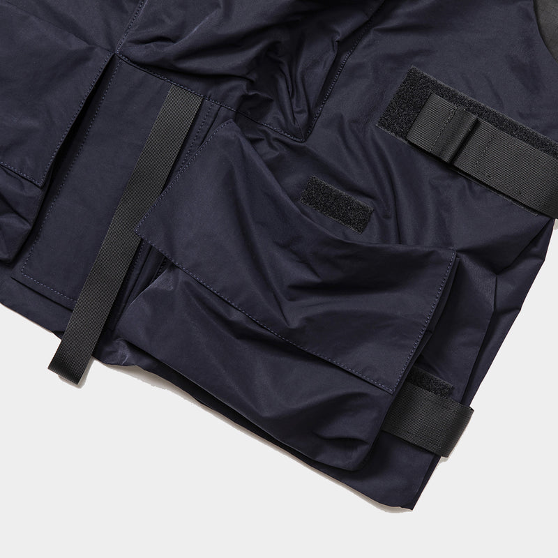 Crisp Nylon Body Armor Vest (D.Navy) / MW-JKT22109