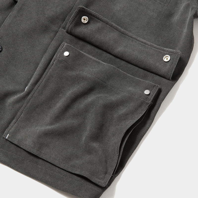 Double Collar Corduroy JKT (Charcoal) / MW-JKT22201 – meanswhile 