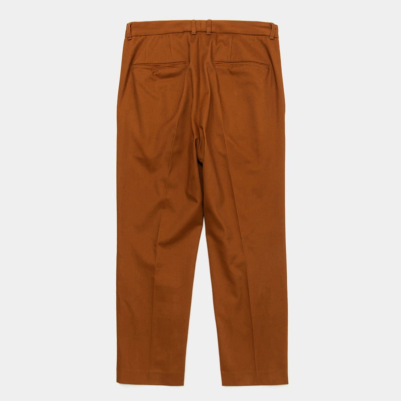 Satin Flannel Blur Trouser (Brown) / MW-PT21203