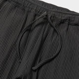 Uneven Fabric Slim Slacks(Lamp Black)/MW-PT23106