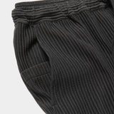 Uneven Fabric Slim Slacks(Lamp Black)/MW-PT23106