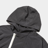 Dry-Rip Shirt Hoodie (Off Black) / MW-SH22102