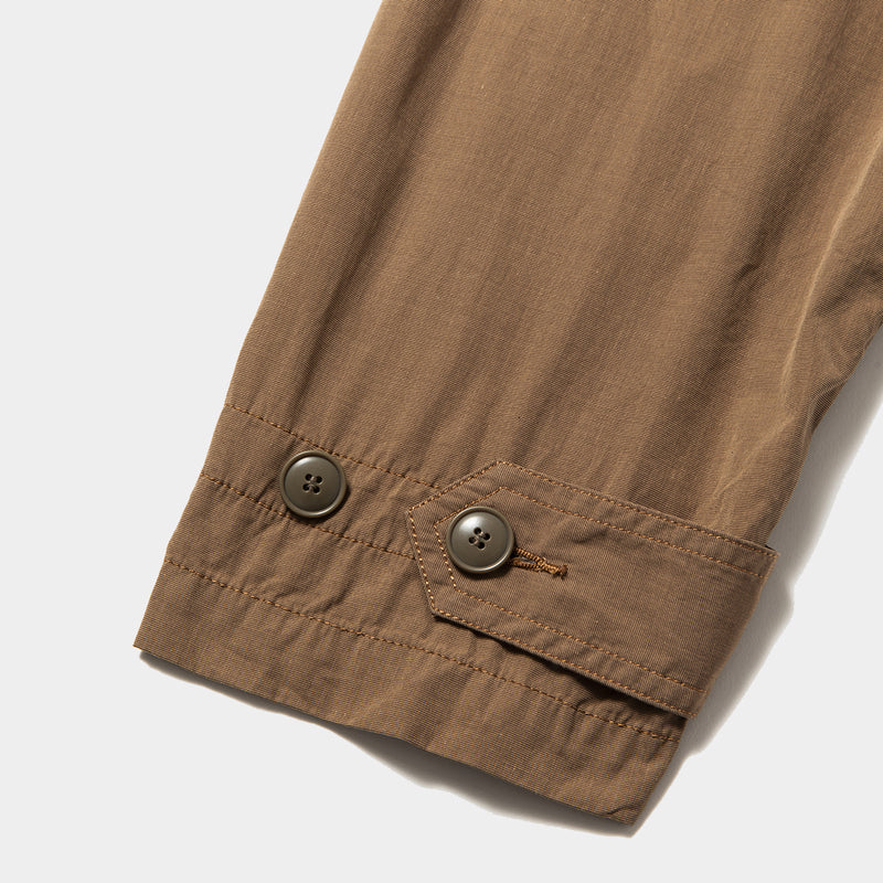 Trinity Cloth Shirt Hoodie (Rust Brown) / MW-SH22203