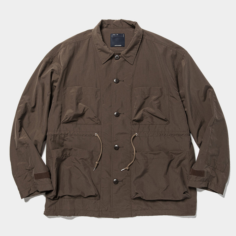 Peach Cloth Shirts Blouson(D.Brown)/MW-SH23102
