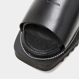 Overwrap Square Sandals Vibram® Sole (Lamp Black) / MW-SHOES22201